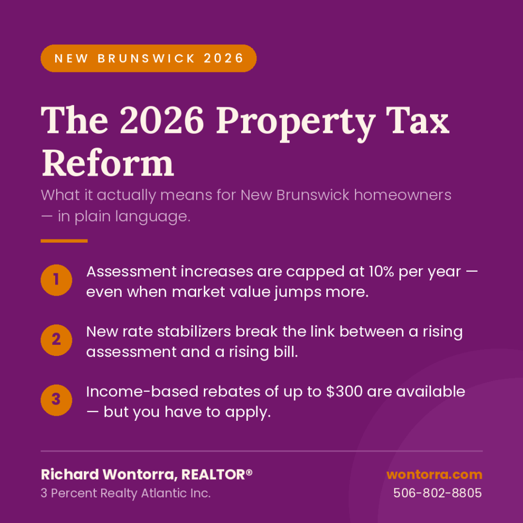 New Brunswick property tax reform 2026 explained